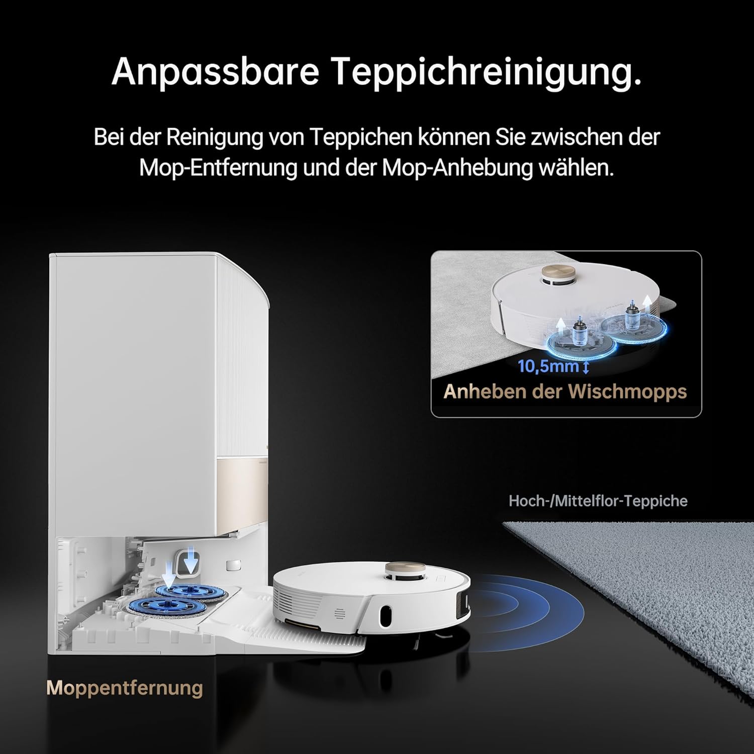 DREAME L20 Ultra Roboter Staubsauger mit MopExtend-Technologie
