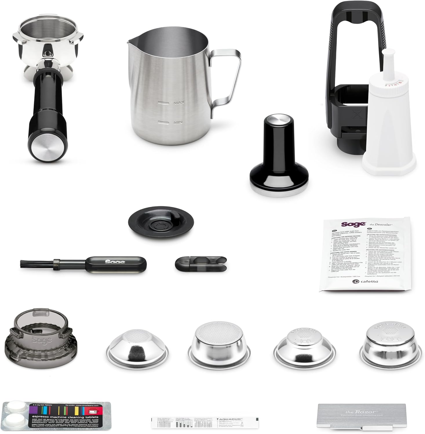 Machine à café automatique Sage The Barista Touch avec mousseur à lait SES880BSS4EEU1