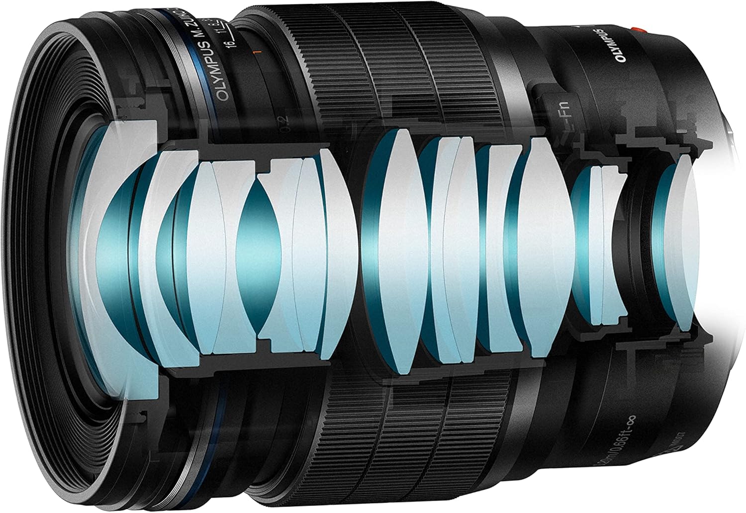 Objectif Olympus M.Zuiko Digital ED 17 mm F1.2 PRO, objectif à focale fixe rapide, compatible avec tous les appareils photo MFT (modèles Olympus OM-D et PEN, Panasonic série G), noir