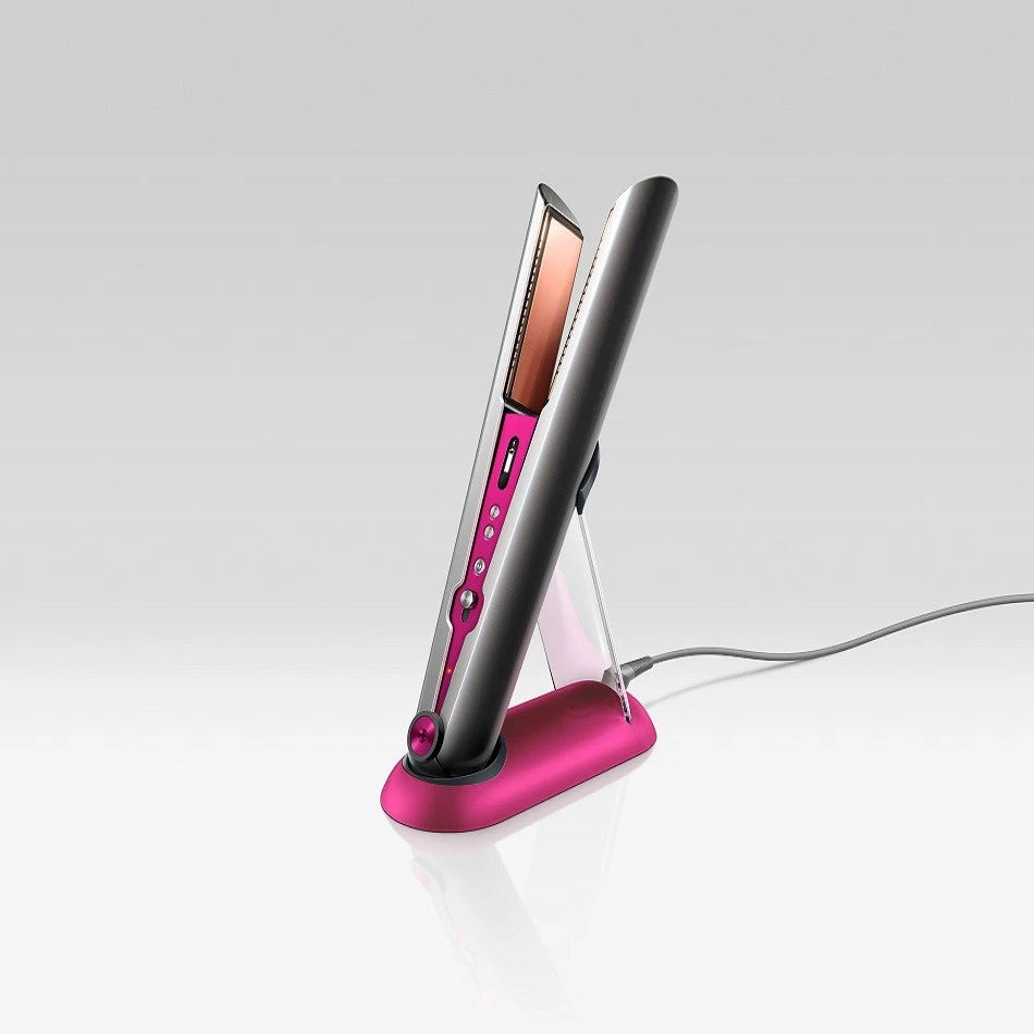 BESCHREIBUNG LESEN ! Dyson Corrale™ Haarglätter Glätteisen (HS03) Nickel/Fuchsia - LIMITIERT