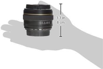 Objectif Canon EF 50 mm F1.4 USM pour EOS (focale fixe, filetage de filtre 58 mm, moteur AF) noir 