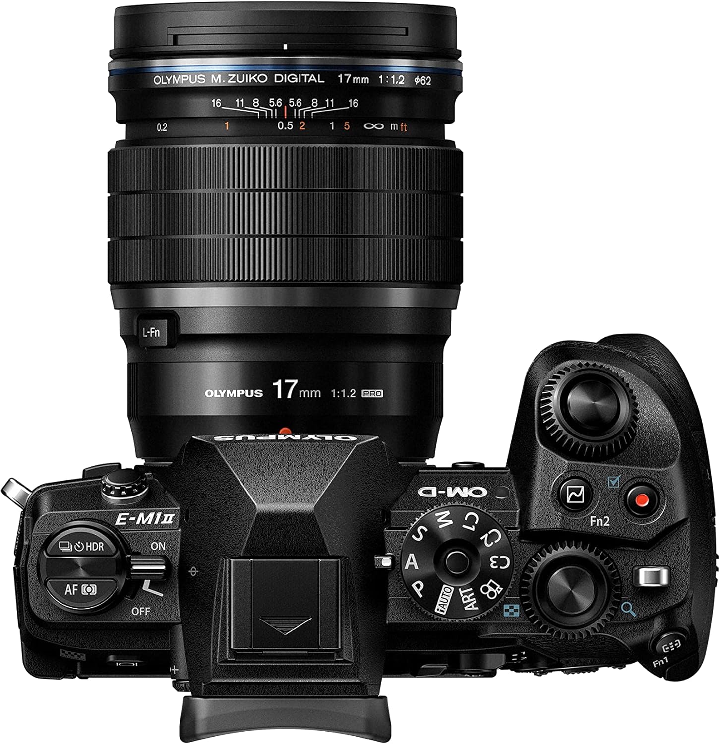 Objectif Olympus M.Zuiko Digital ED 17 mm F1.2 PRO, objectif à focale fixe rapide, compatible avec tous les appareils photo MFT (modèles Olympus OM-D et PEN, Panasonic série G), noir 