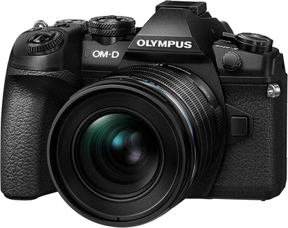 Objectif Olympus M.Zuiko Digital ED 17 mm F1.2 PRO, objectif à focale fixe rapide, compatible avec tous les appareils photo MFT (modèles Olympus OM-D et PEN, Panasonic série G), noir 
