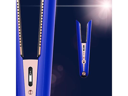 Lisseur à cheveux DYSON Corrale™ Bleu/Blush (460763-01) avec coffret de présentation