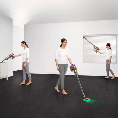 *AKTION* Dyson V15 Detect Absolute Kabelloser Stielsauger Gelb/Nickel, 660 Watt