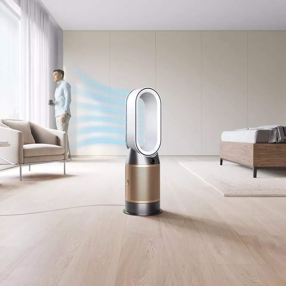 *AKTION* Dyson Purifier Hot + Cool HP09 Ventilator Heizlüfter Luftreiniger weiß/gold